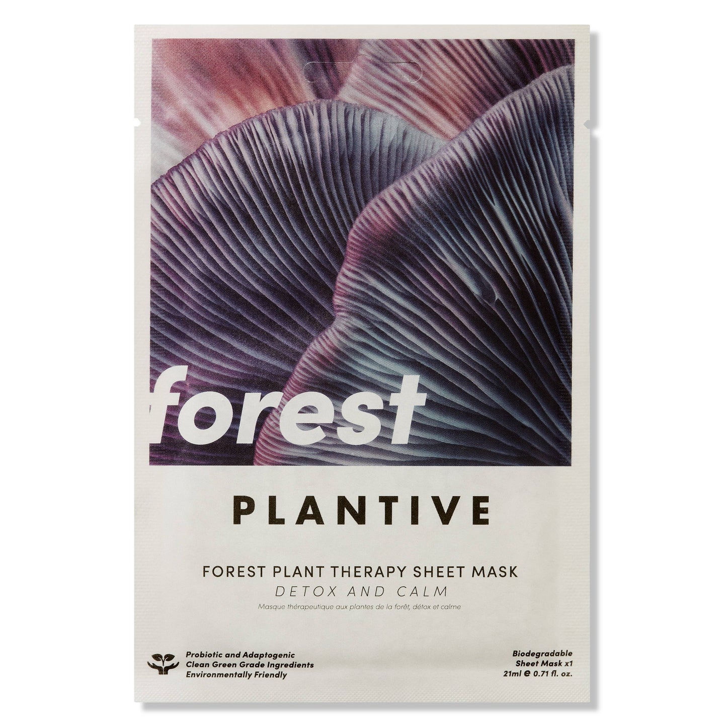 Plantive Forest Plant Therapy Biodegradable Face Sheet Mask | Vegan South Korean Skincare