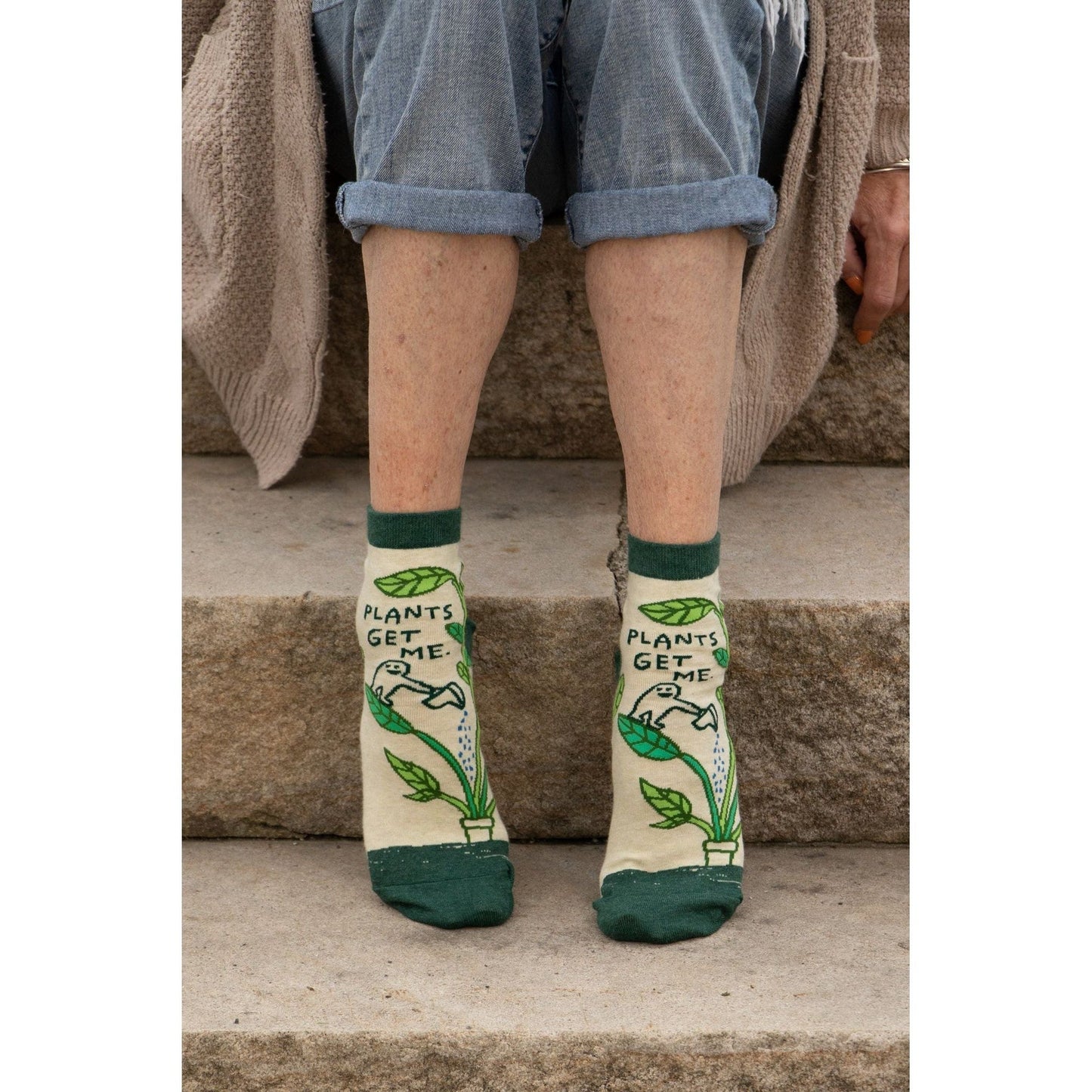 Plants Get Me Women's Ankle Socks | BlueQ at GetBullish