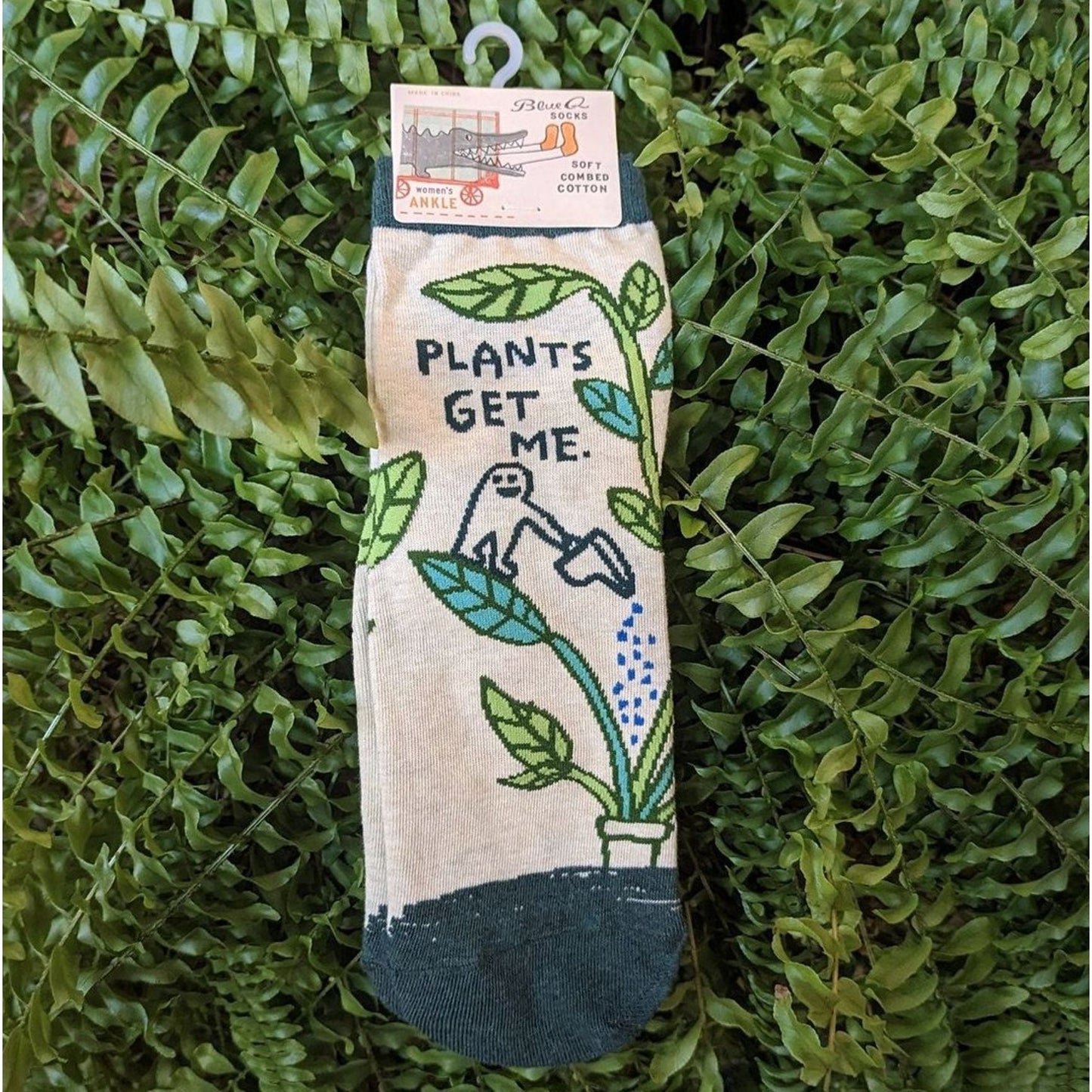 Plants Get Me Women's Ankle Socks, Hipster/Nerdy/Geeky/Trendy