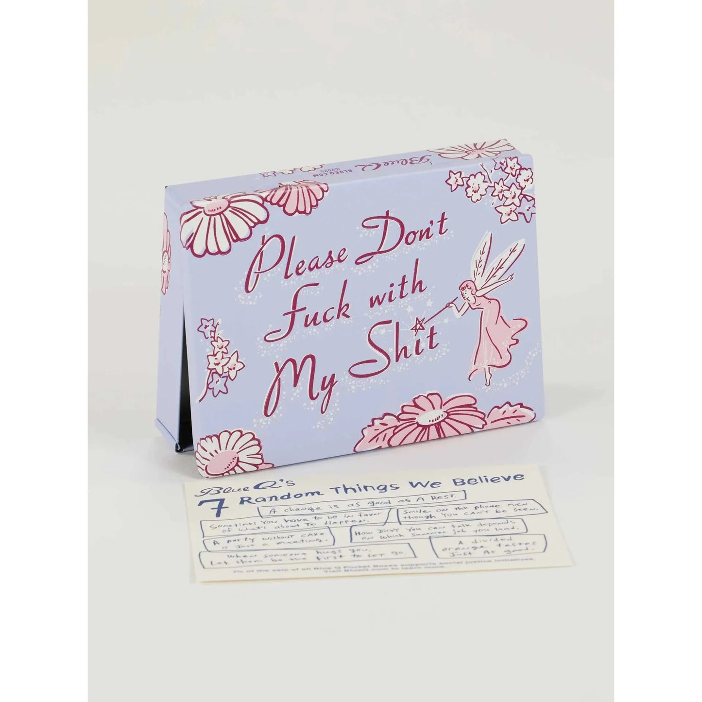 Please Don't Fuck With My Shit Pocket Box | Small Tin Case | 4.25" X 0.75" | BlueQ at GetBullish