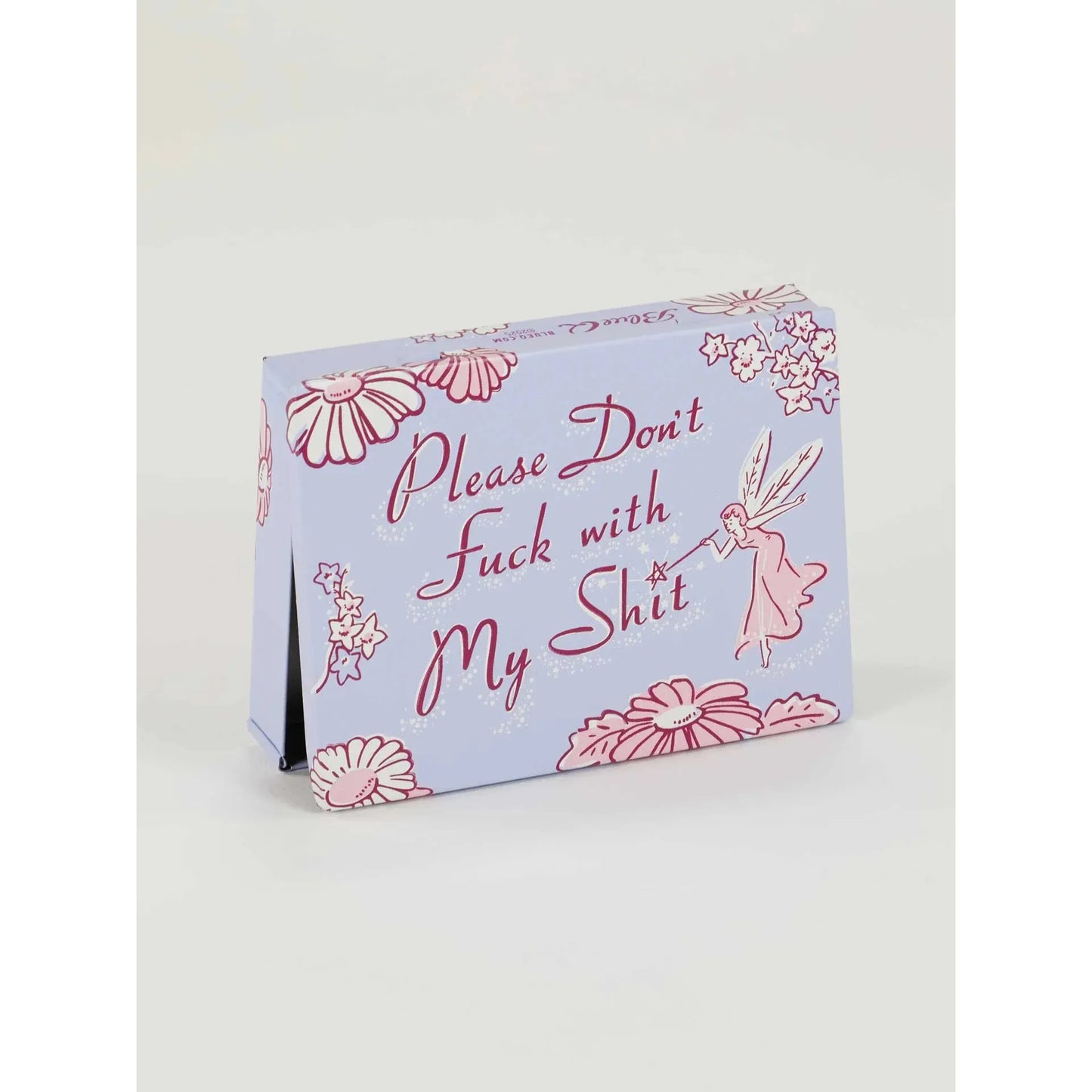 Please Don't Fuck With My Shit Pocket Box | Small Tin Case | 4.25" X 0.75" | BlueQ at GetBullish