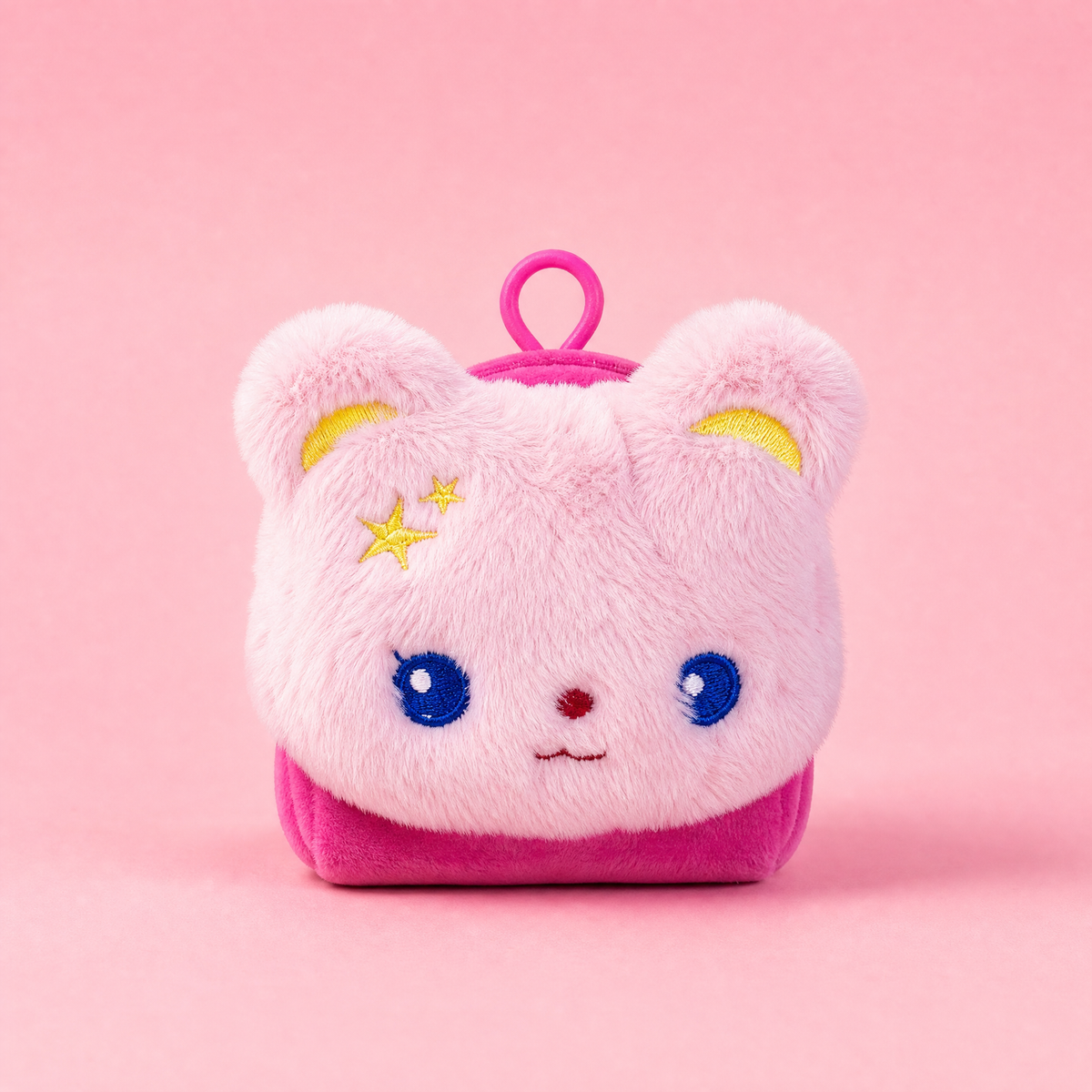 Plush Bear Coin Purse Keychain | Kawaii Bag Charm-Crover-The Bullish Store