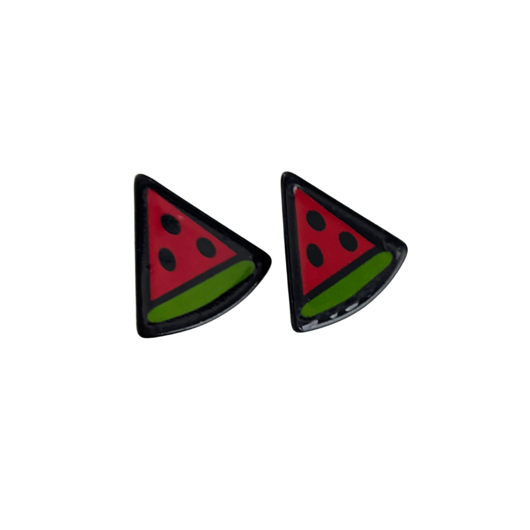 Pop Art High Gloss Statement Stud Earrings | 10 Designs to Choose From