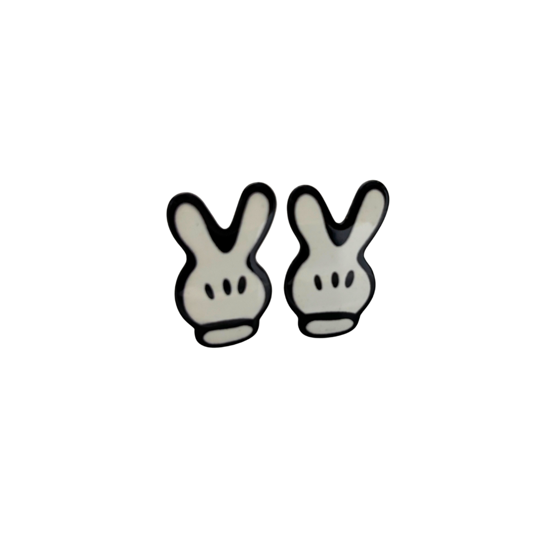 Pop Art High Gloss Statement Stud Earrings | 10 Designs to Choose From