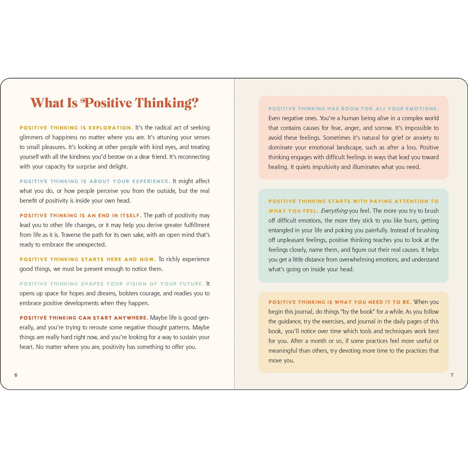 Positive Thinking Journal | A Five-Minute Journal to Embrace Joy, Release Negativity, and Live Better