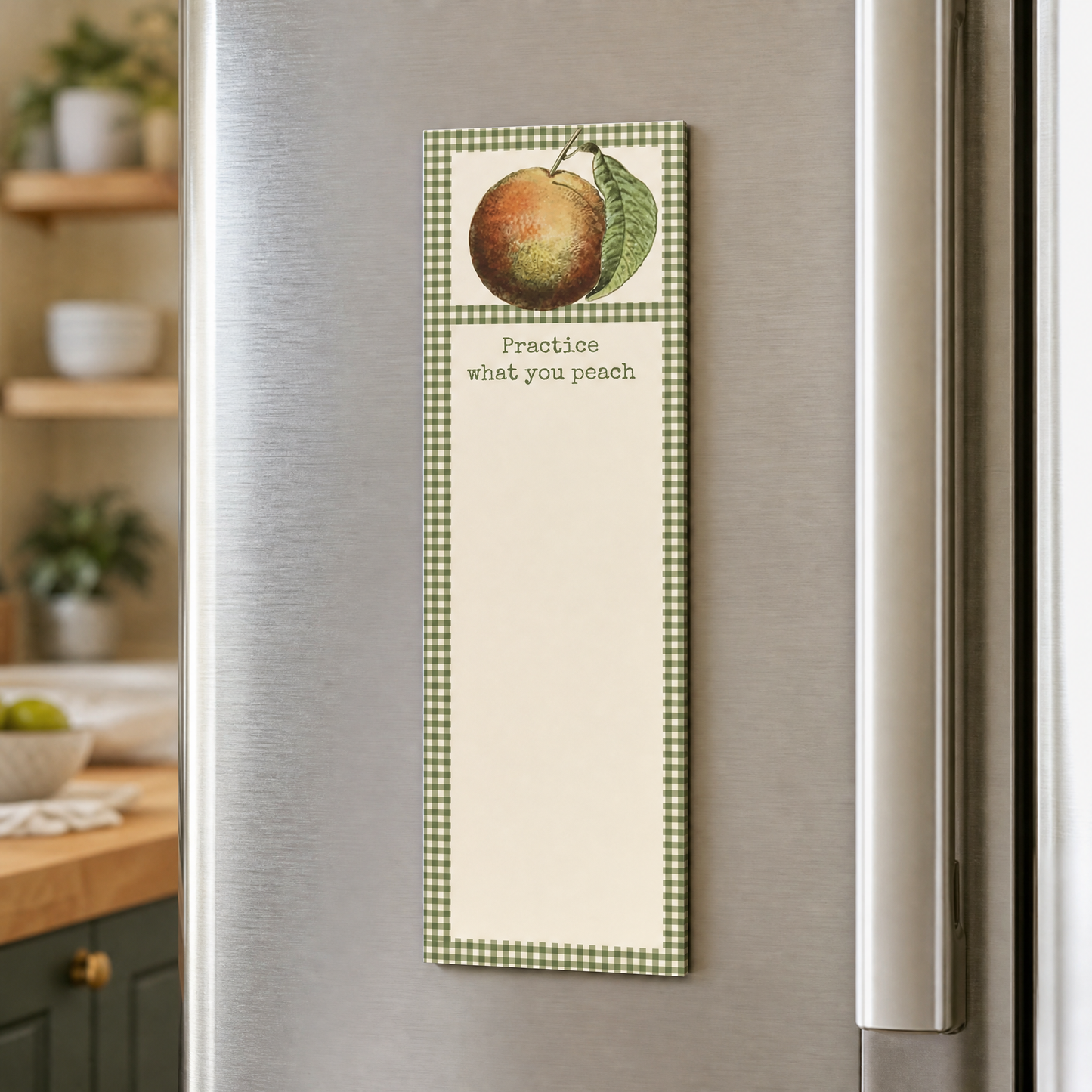 Practice What You Peach List Pad | 2.75" x 9.50"