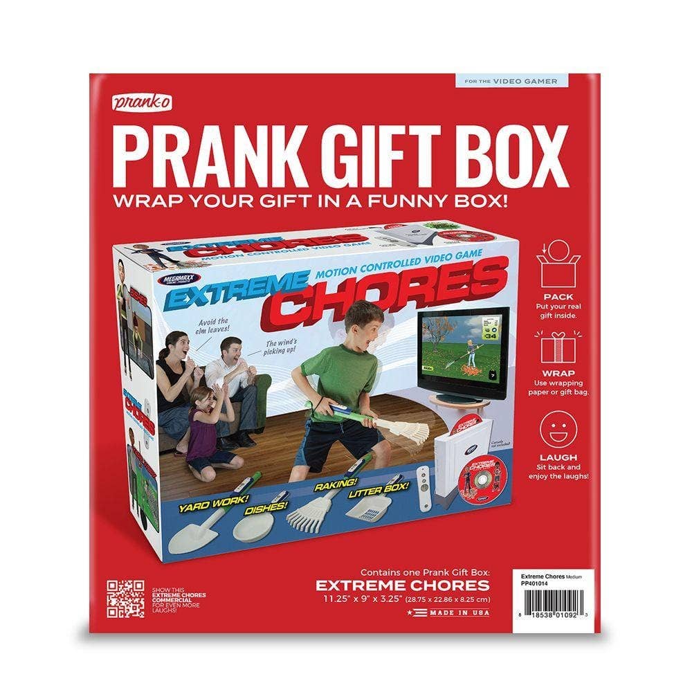 Prank Gift Box Extreme Chores | Hilarious Fake-Out Empty Box for Any Gift