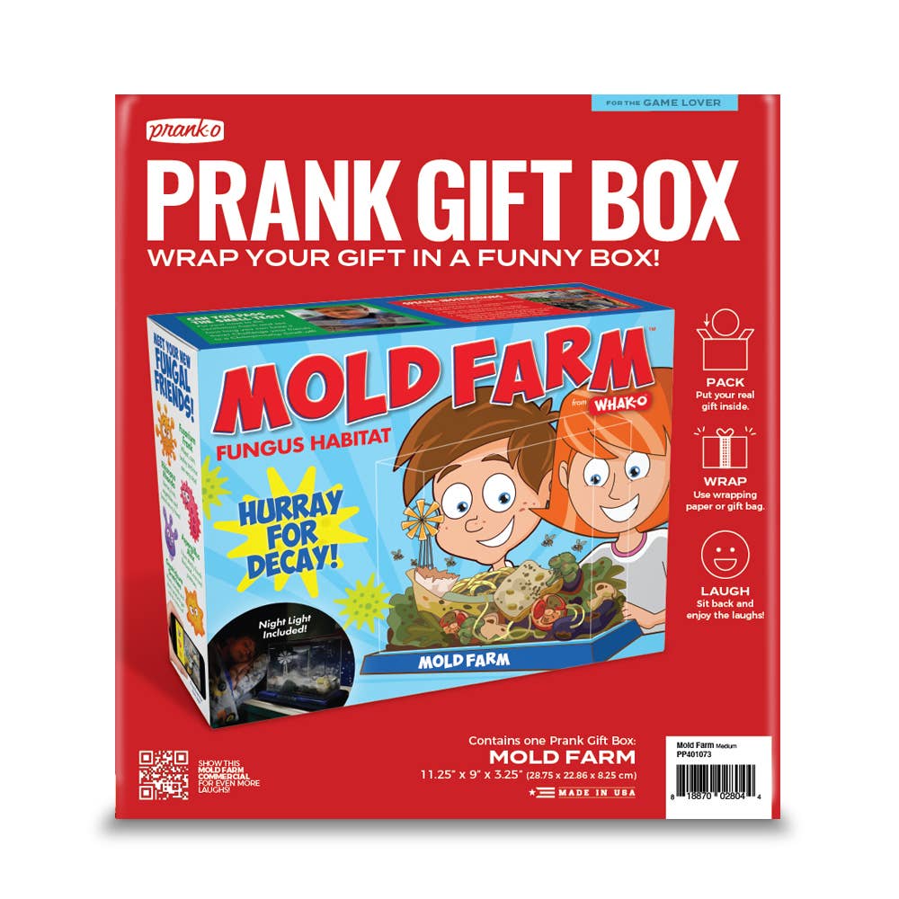 Prank Gift Box Mold Farm | Hilarious Fake-Out Empty Box for Any Gift