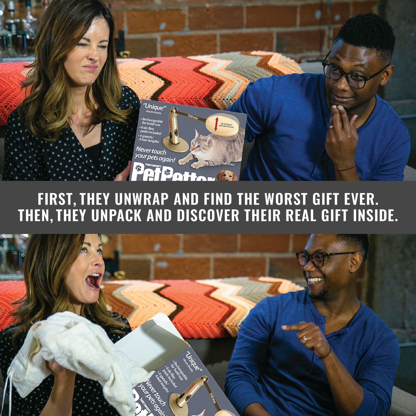 Prank Gift Box Pet Petter | Hilarious Fake-Out Empty Box for Any Gift-Prank-O-The Bullish Store
