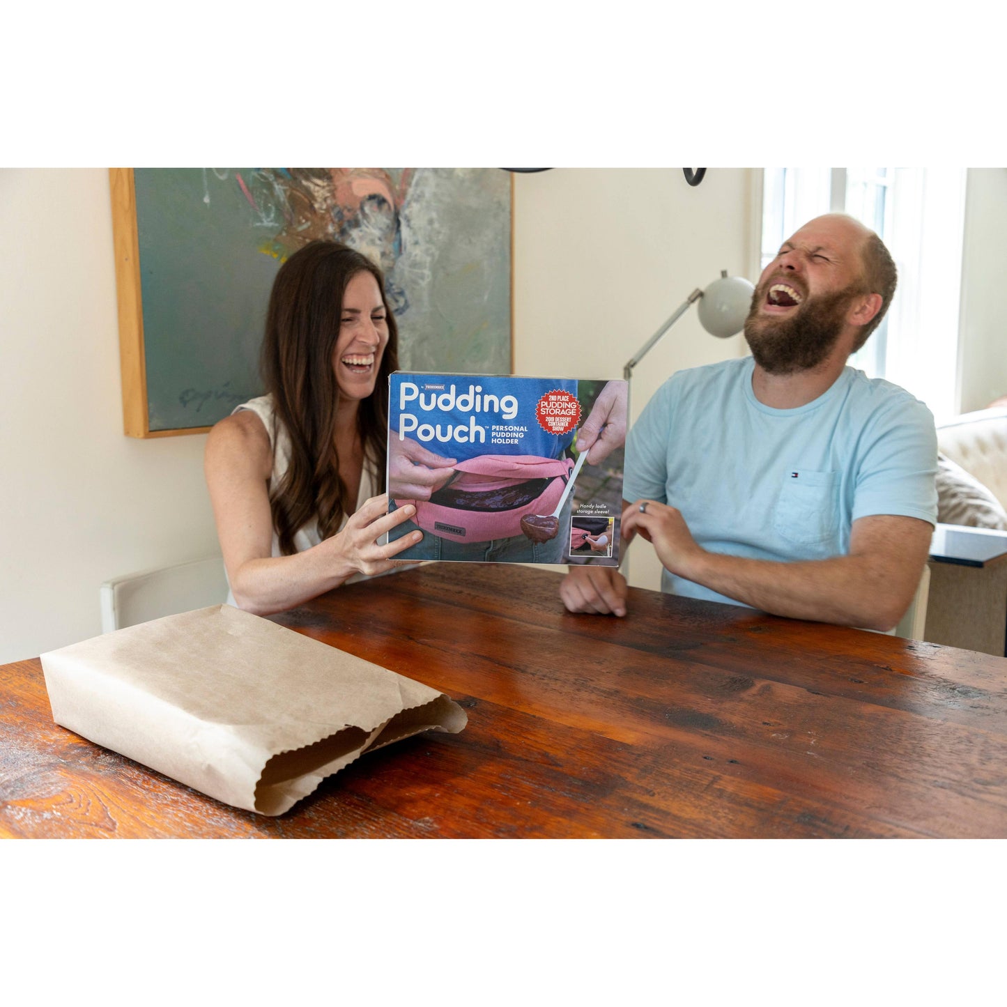 Prank Gift Box Pudding Pouch | Hilarious Fake-Out Empty Box for Any Gift
