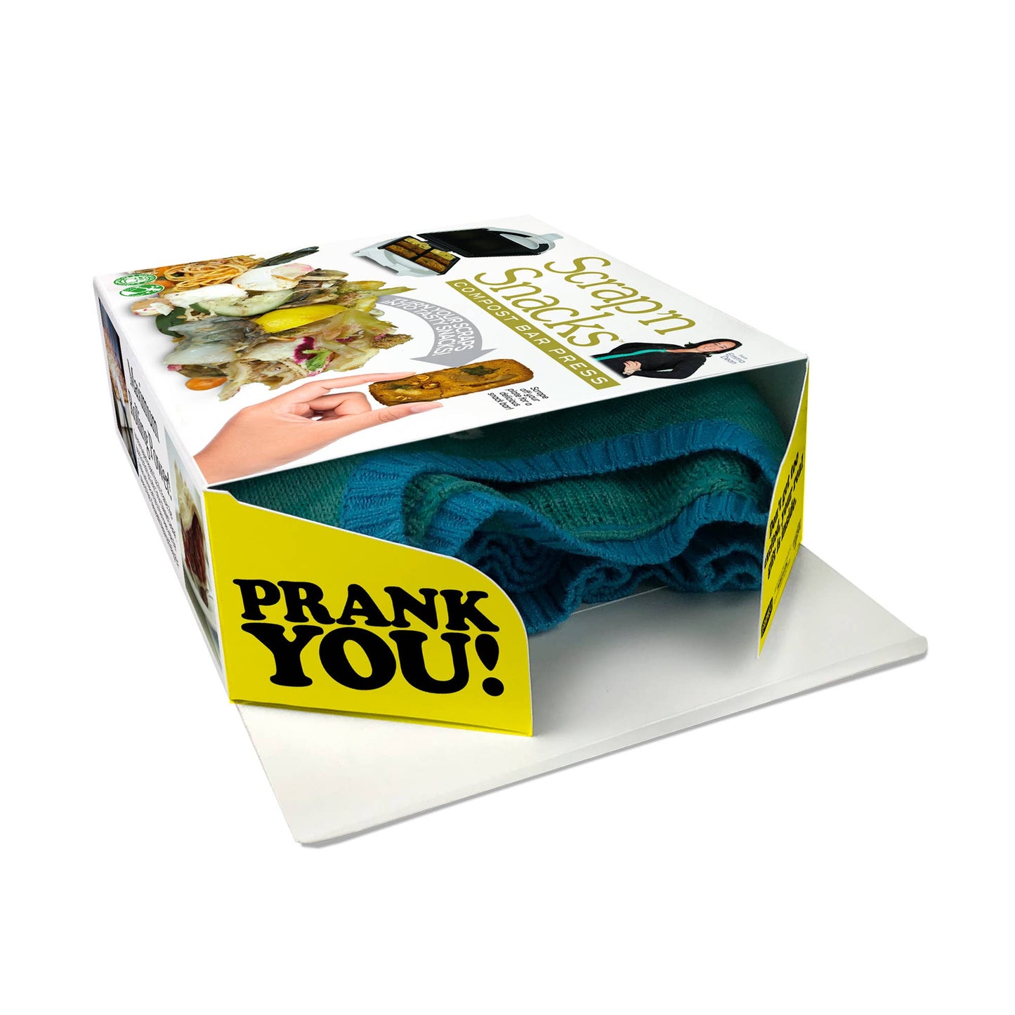Prank Gift Box Scrap'n Snacks | Hilarious Fake-Out Empty Box for Any Gift-Prank-O-The Bullish Store