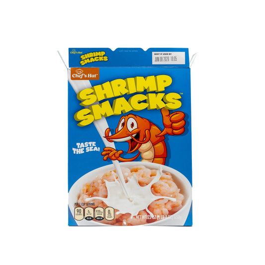 Prank Gift Box Shrimp Smacks Cereal | Hilarious Fake-Out Empty Box for Any Gift-Prank-O-The Bullish Store