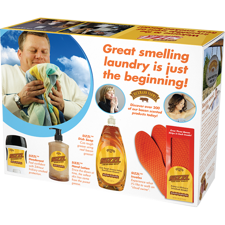 Prank Gift Box Sizzl Bacon Scented Drying Sheets | Hilarious Fake-Out Empty Box for Any Gift-Prank-O-The Bullish Store