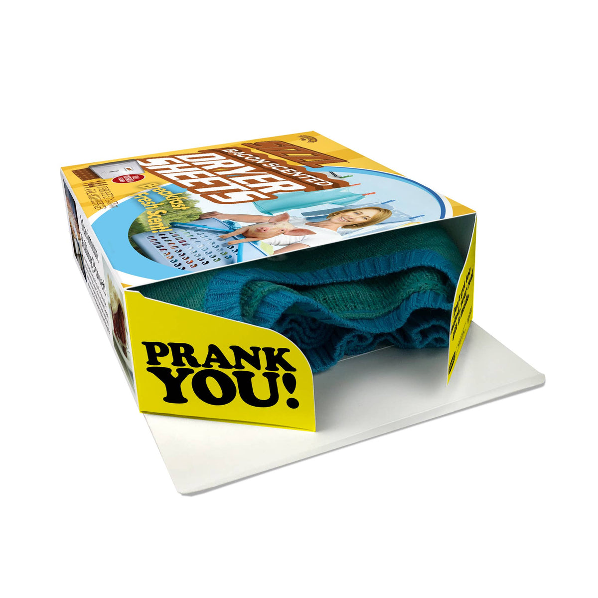 Prank Gift Box Sizzl Bacon Scented Drying Sheets | Hilarious Fake-Out Empty Box for Any Gift-Prank-O-The Bullish Store