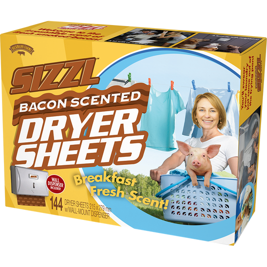 Prank Gift Box Sizzl Bacon Scented Drying Sheets | Hilarious Fake-Out Empty Box for Any Gift-Prank-O-The Bullish Store