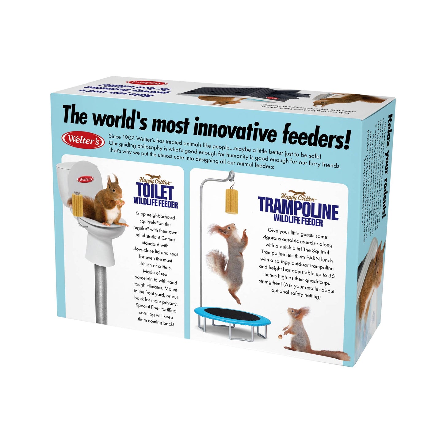 Prank Gift Box Squirrel Hot Tub Wildlife Feeder | Hilarious Fake-Out Empty Box for Any Gift-Prank-O-The Bullish Store