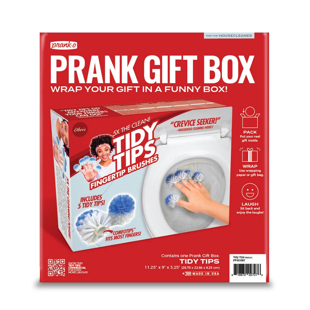 Prank Gift Box Tidy Tips | Hilarious Fake-Out Empty Box for Any Gift-Prank-O-The Bullish Store