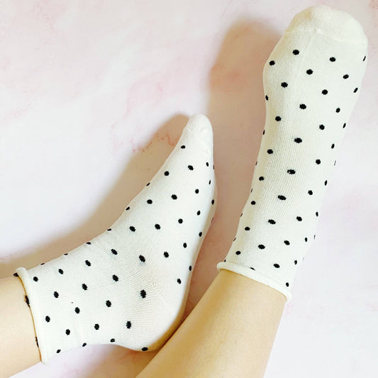 Precious Polka Dot Socks – Set of 3 Coordinating Pairs