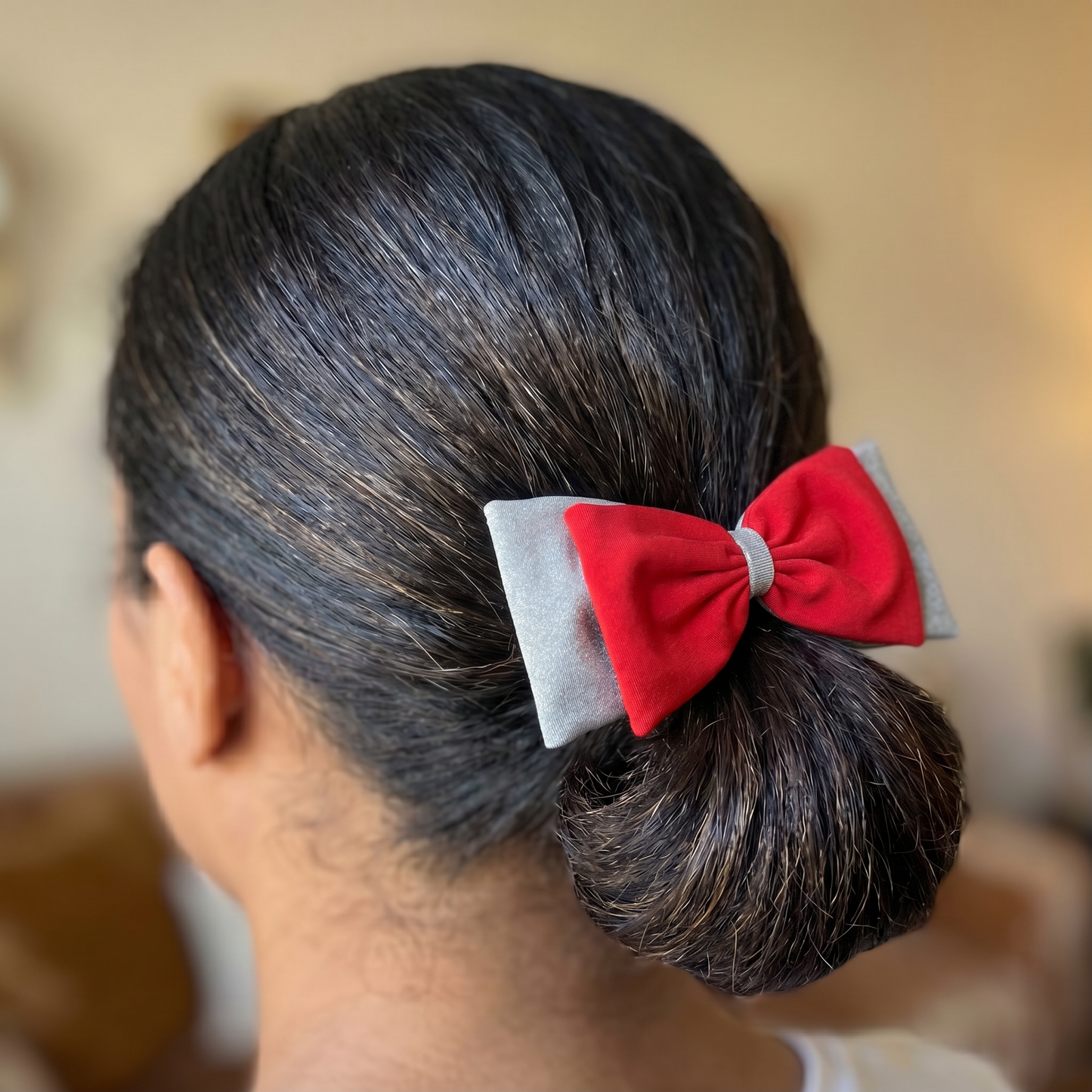 Pretty Bow Hair Clips | Nylon Alligator Hair Clips for Kids or Adults in 4 Colors