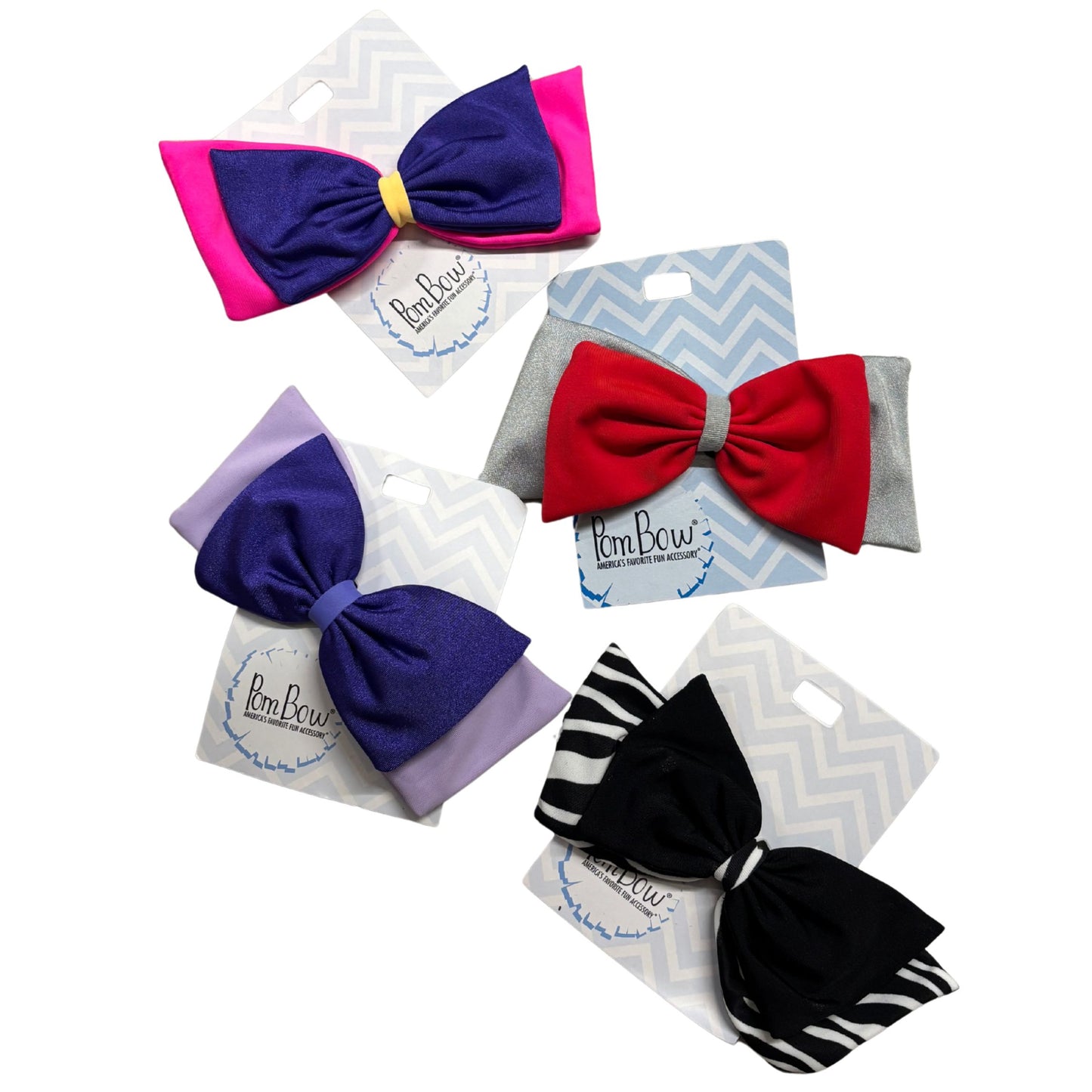 Pretty Bow Hair Clips | Nylon Alligator Hair Clips for Kids or Adults in 4 Colors