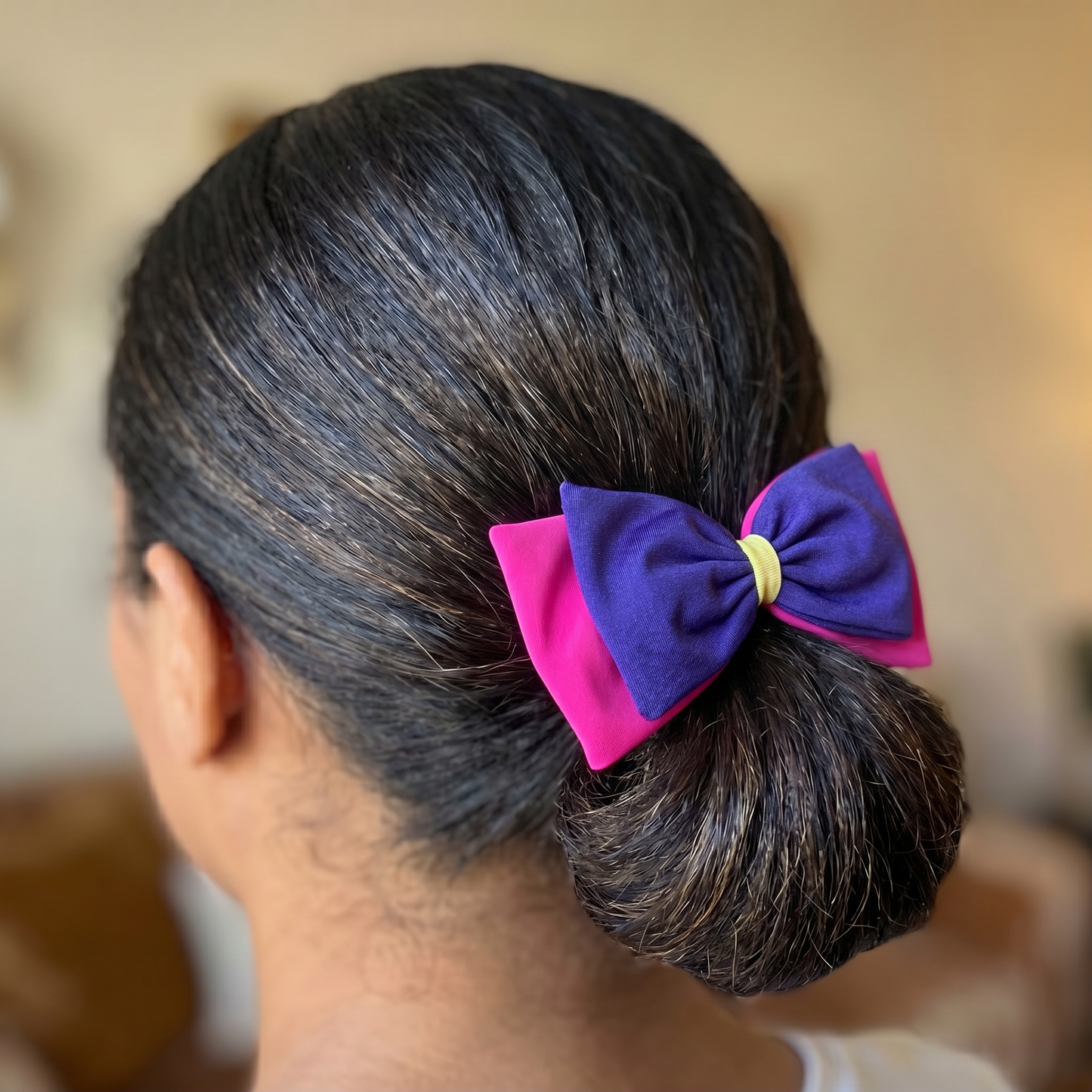 Pretty Bow Hair Clips | Nylon Alligator Hair Clips for Kids or Adults in 4 Colors