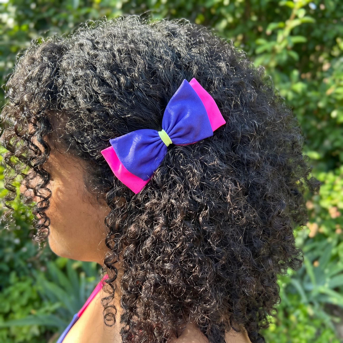 Pretty Bow Hair Clips | Nylon Alligator Hair Clips for Kids or Adults in 4 Colors