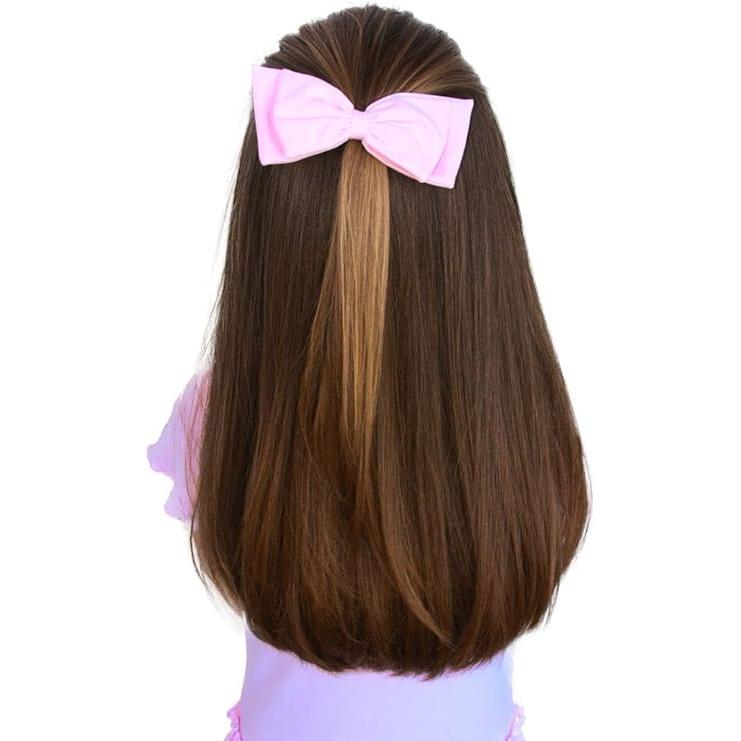 Pretty Bow Hair Clips | Nylon Alligator Hair Clips for Kids or Adults in 4 Colors