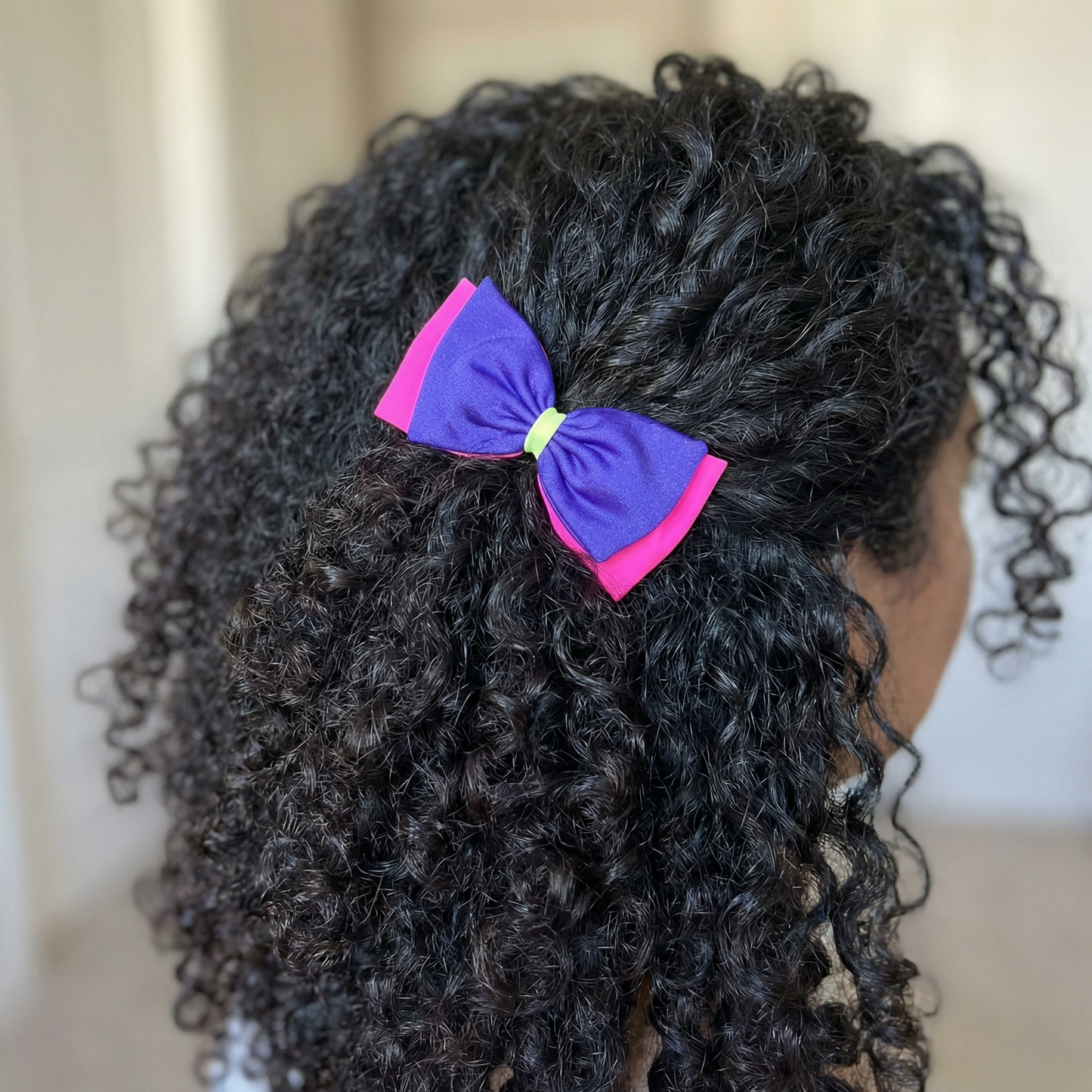 Pretty Bow Hair Clips | Nylon Alligator Hair Clips for Kids or Adults in 4 Colors