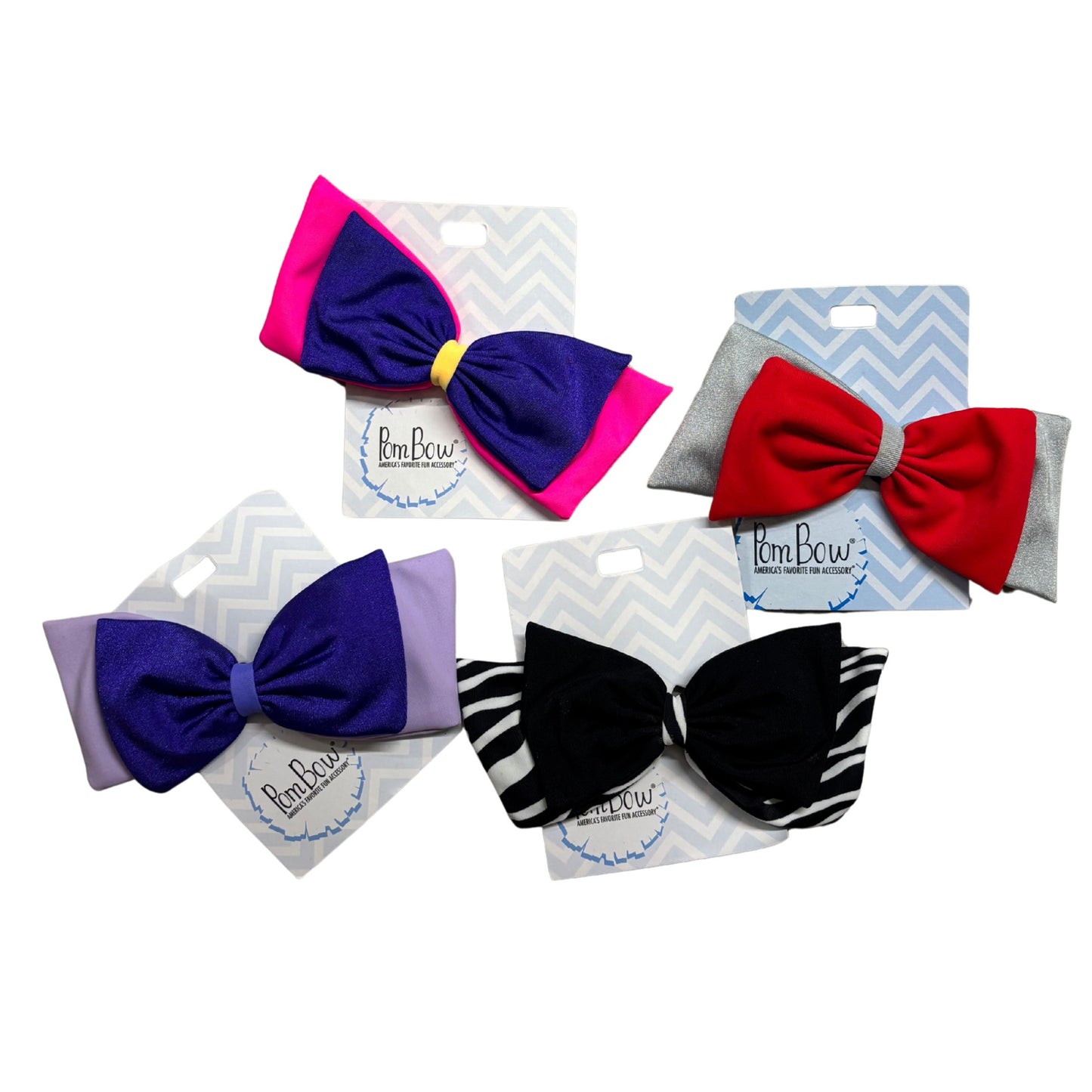 Pretty Bow Hair Clips | Nylon Alligator Hair Clips for Kids or Adults in 4 Colors