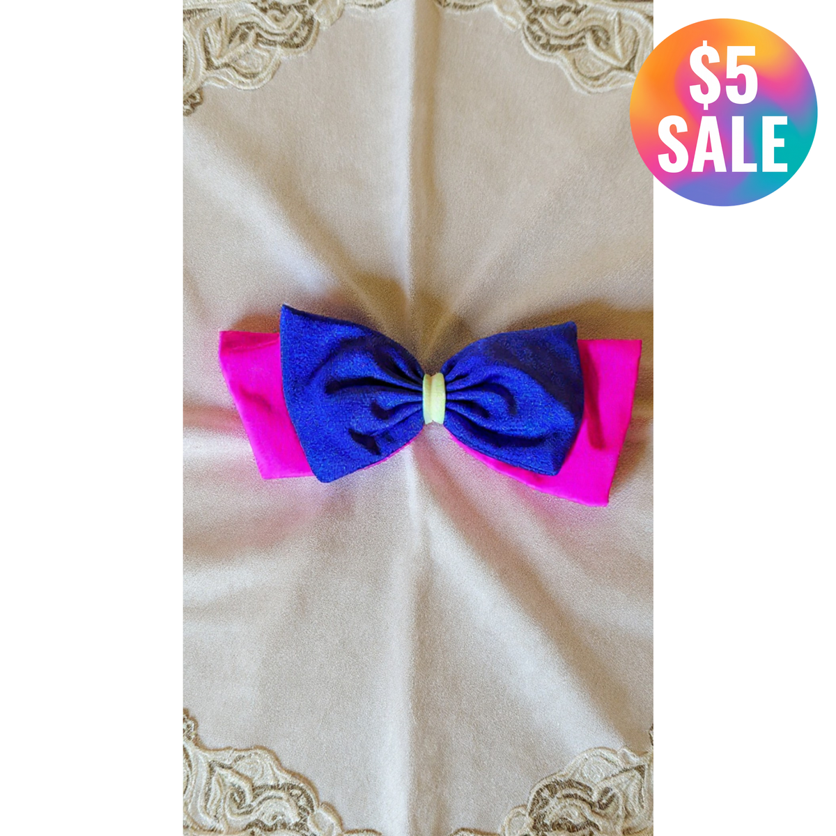 Pretty Bow Hair Clips | Nylon Alligator Hair Clips for Kids or Adults in 4 Colors