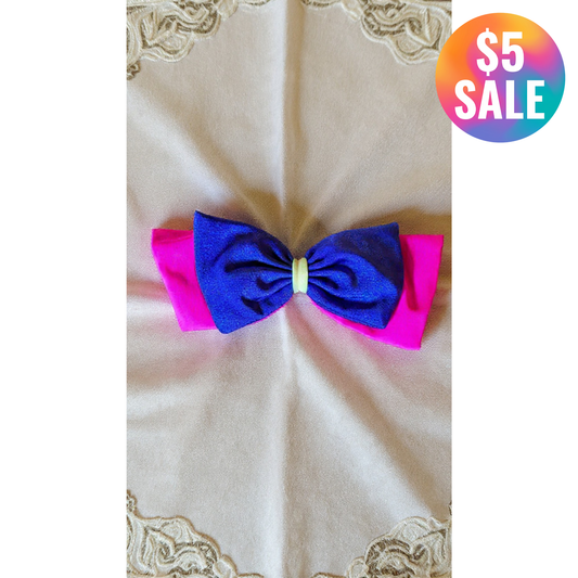 Pretty Bow Hair Clips | Nylon Alligator Hair Clips for Kids or Adults in 4 Colors