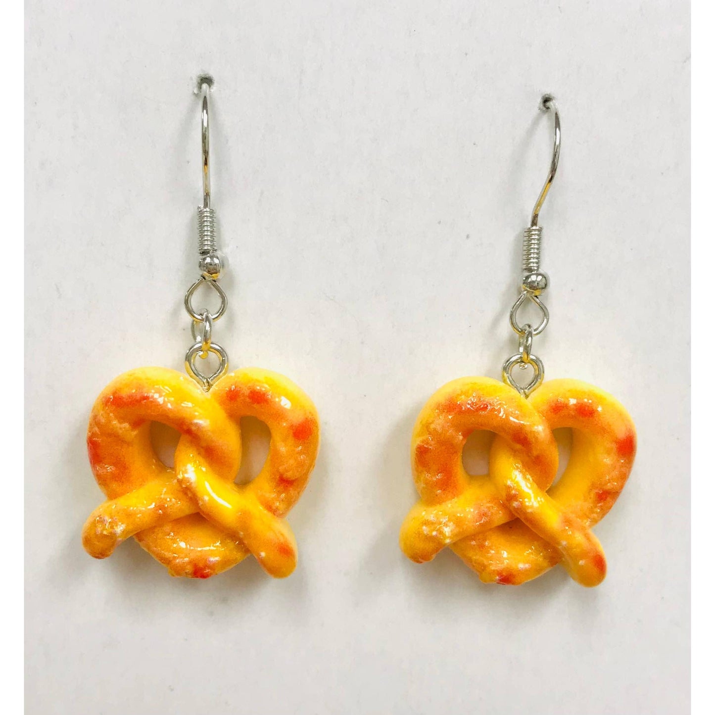 Pretzel Earrings | Cute Lightweight Acrylic Food Jewelry Gift for Snack Lovers