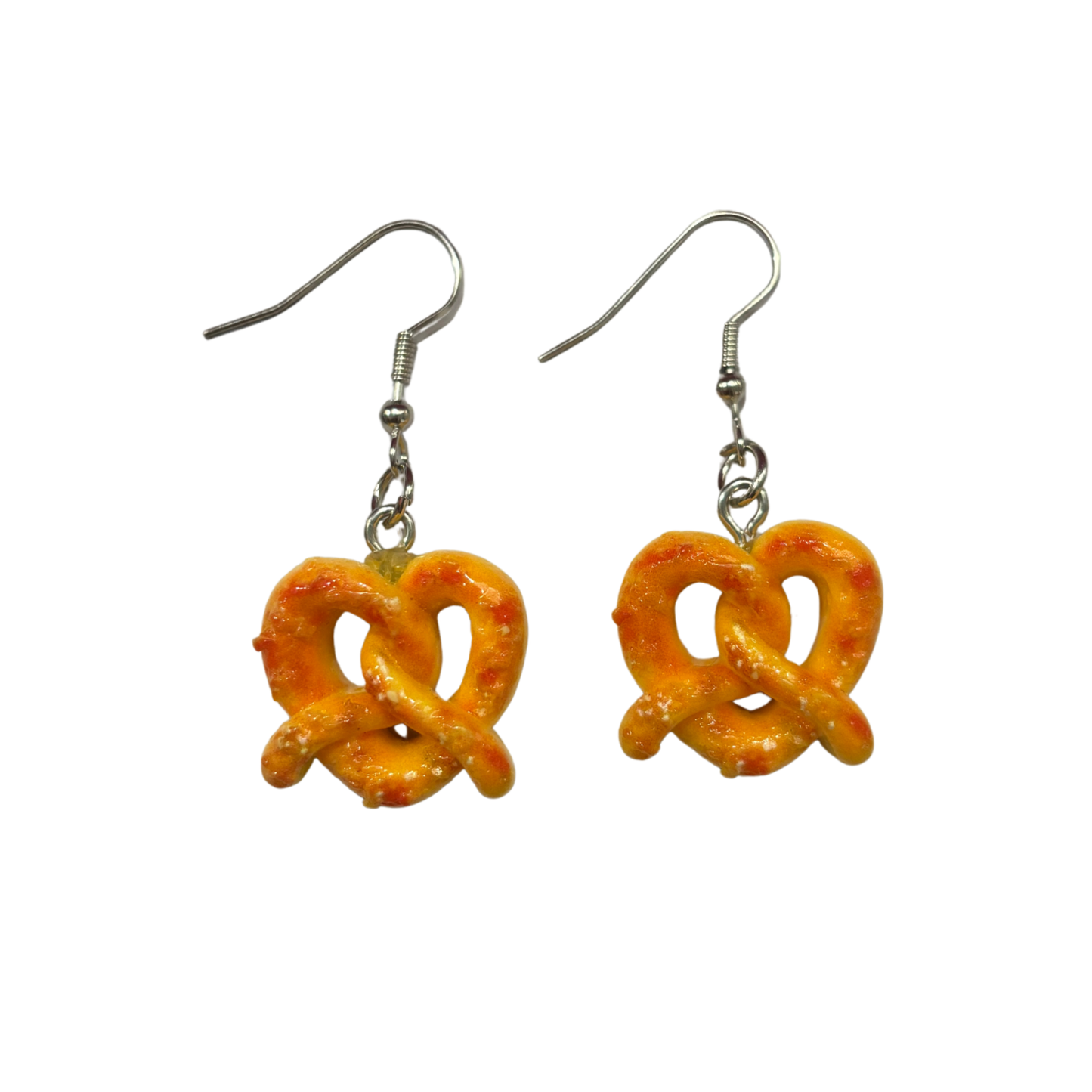 Pretzel Earrings | Cute Lightweight Acrylic Food Jewelry Gift for Snack Lovers