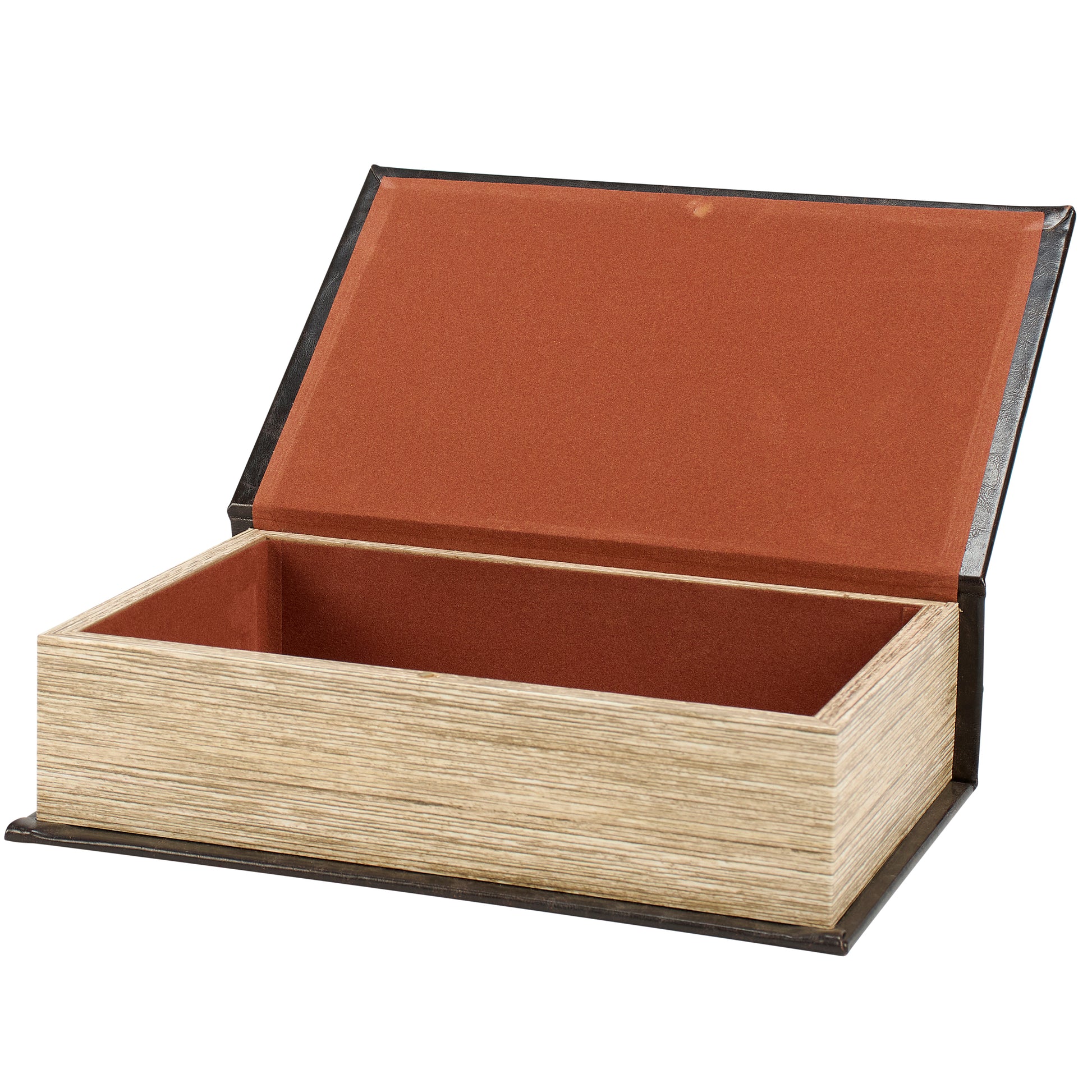 Pride And Prejudice Decorative Book Box | Faux Leather Wrap Book Shaped Storage Stash Trinket Box