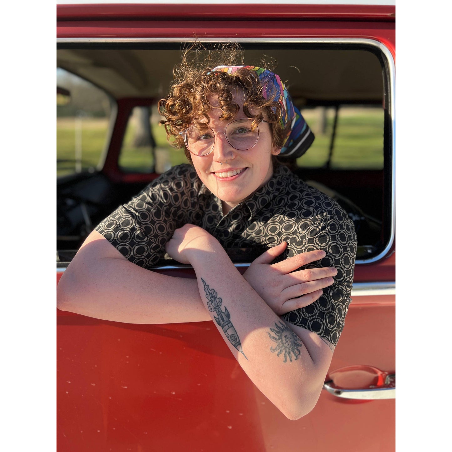 Pride Bandana | Handmade in India | Rainbow Flag Cotton Scarf | 22'' x 22''