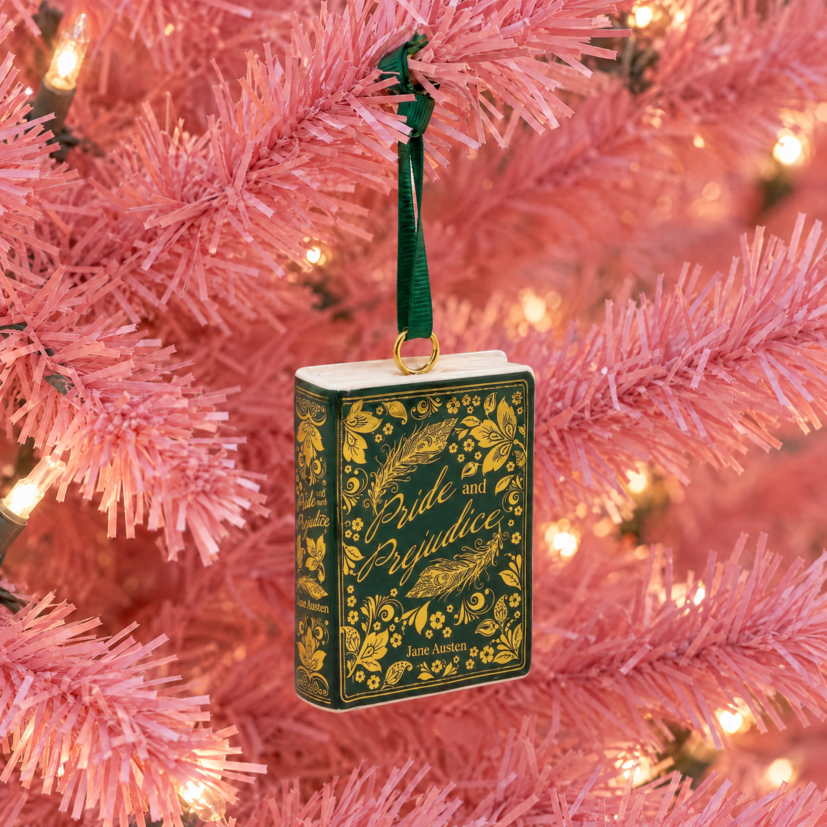 Pride and Prejudice Ceramic Book Ornament-Steel Mill and Co.-The Bullish Store