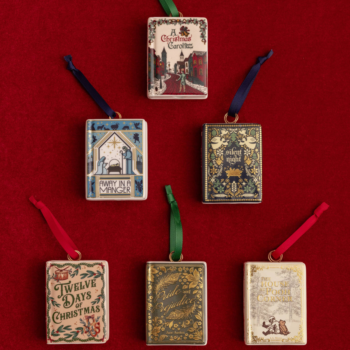 Pride and Prejudice Ceramic Book Ornament-Steel Mill and Co.-The Bullish Store