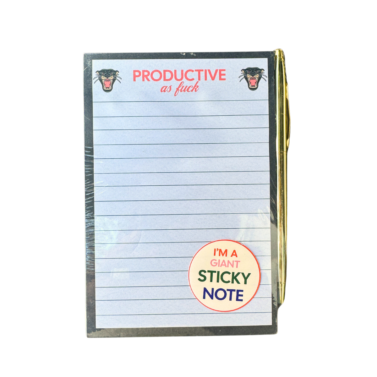 Productive as Fuck Sticky Notepad | 4 x 6-Fun Club-The Bullish Store