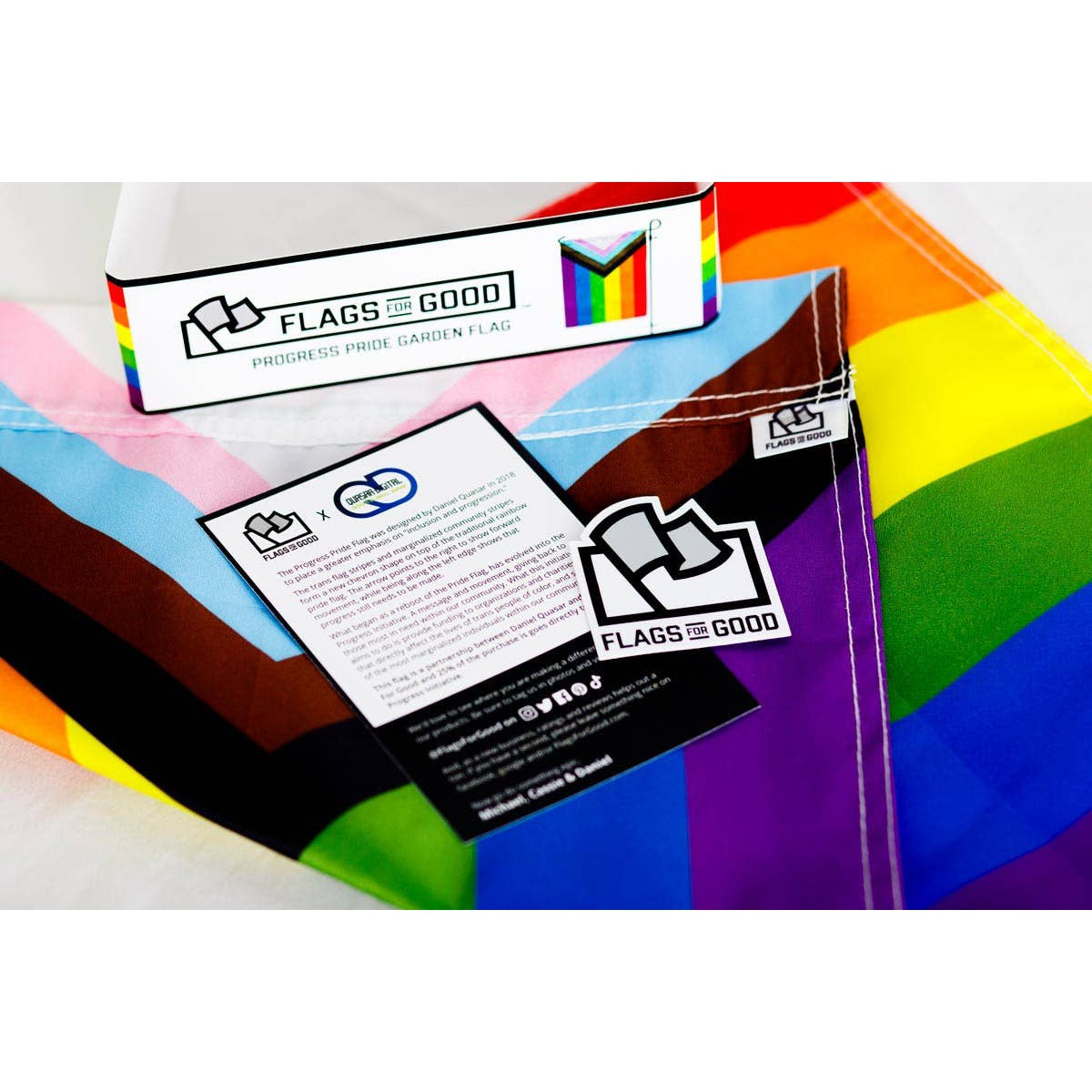 Progress Pride Garden Flag | LGBTQIA Pride