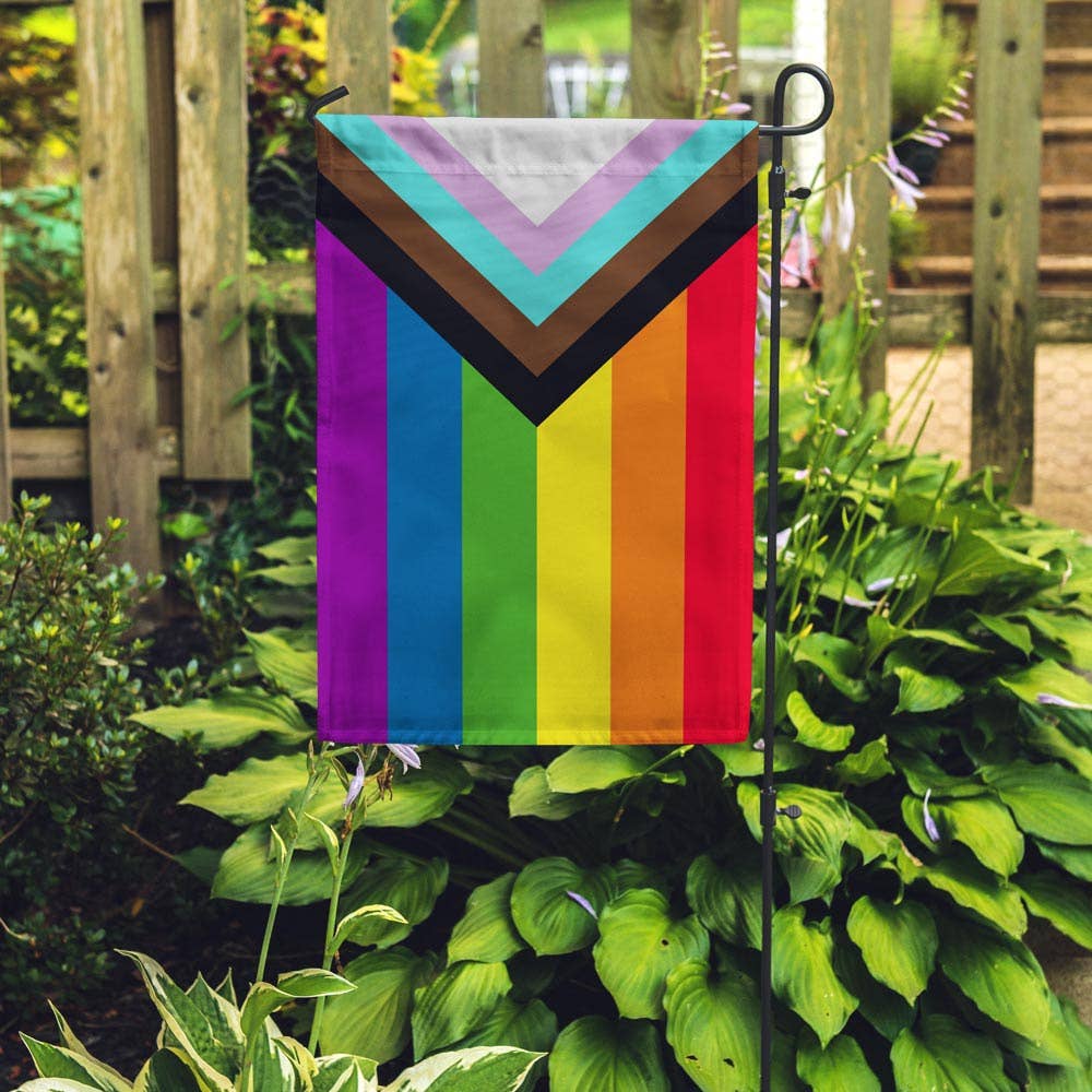 Progress Pride Garden Flag | LGBTQIA Pride