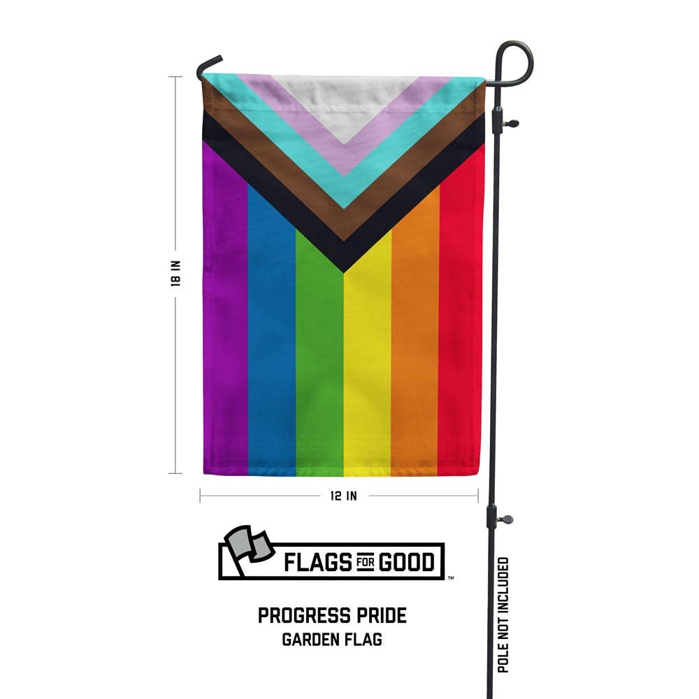 Progress Pride Garden Flag | LGBTQIA Pride