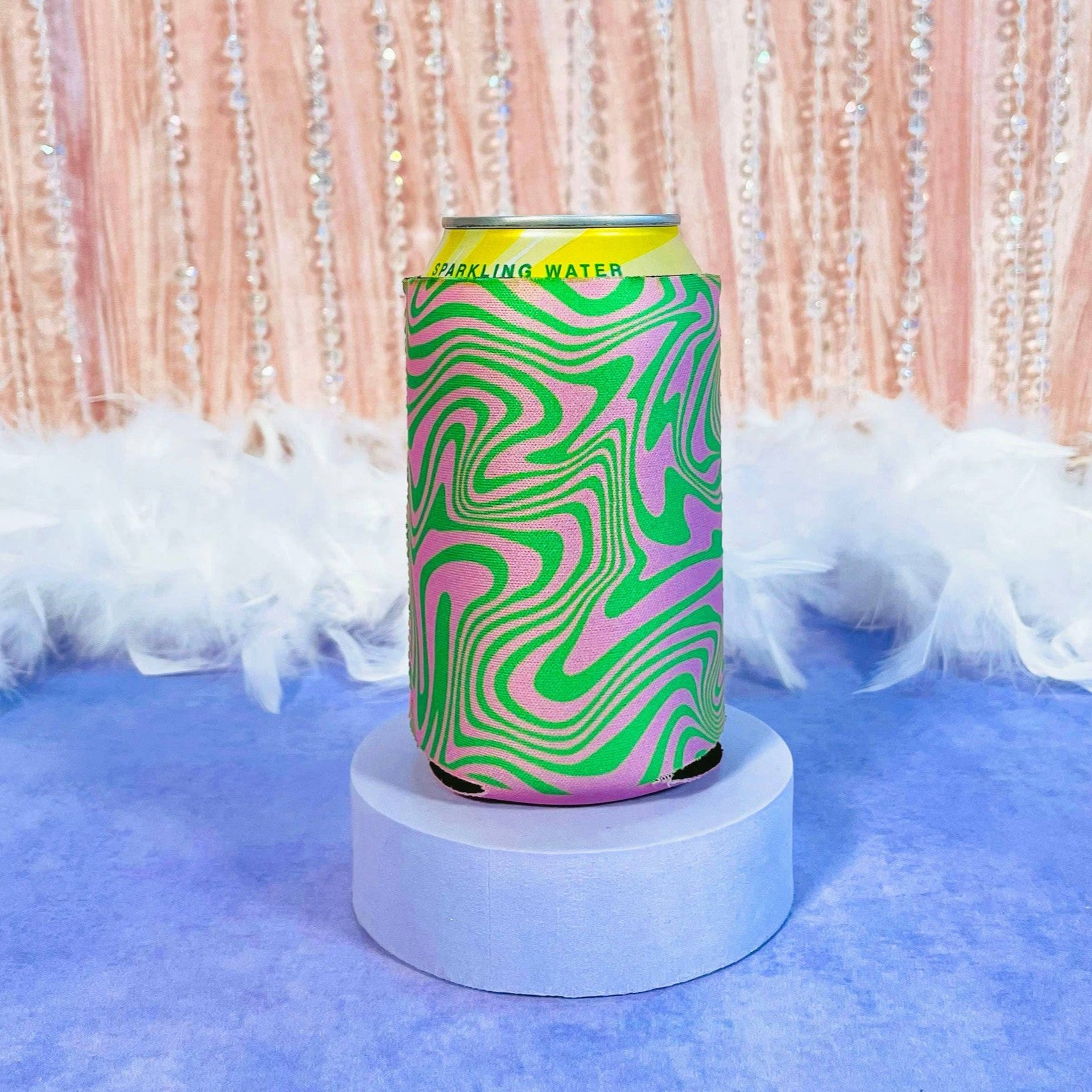Psychedelic Swirl Koozie | Beverage Can Sleeves