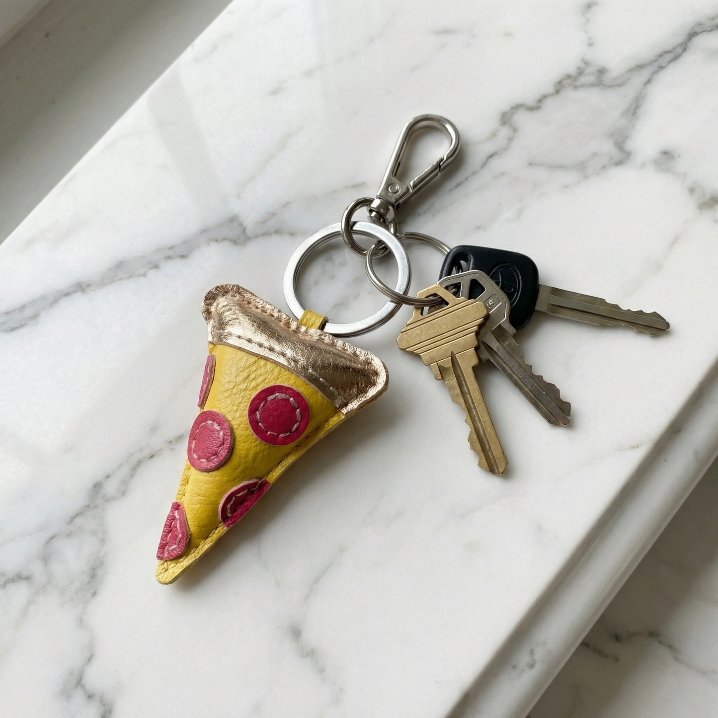 Puffy Keychains | Lobster Clasp Graphic Keytag or Handbag Charm