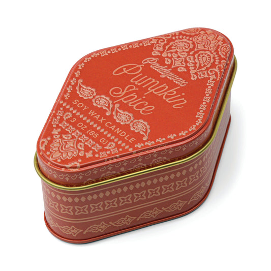 Pumpkin Spice Station Tin Candle