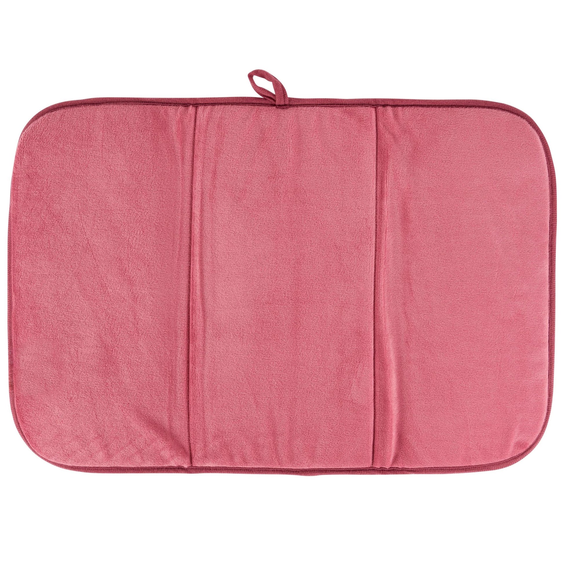 Pink textured drying mat