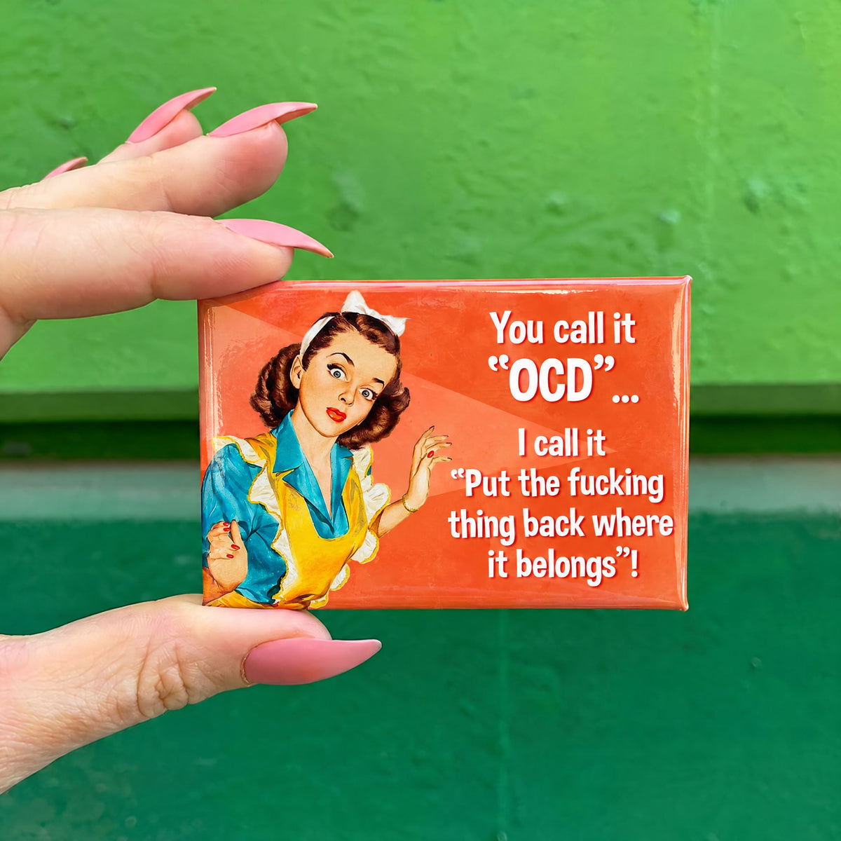Put the F*cking Thing Back Funny Refrigerator Magnet | 2" x 3"