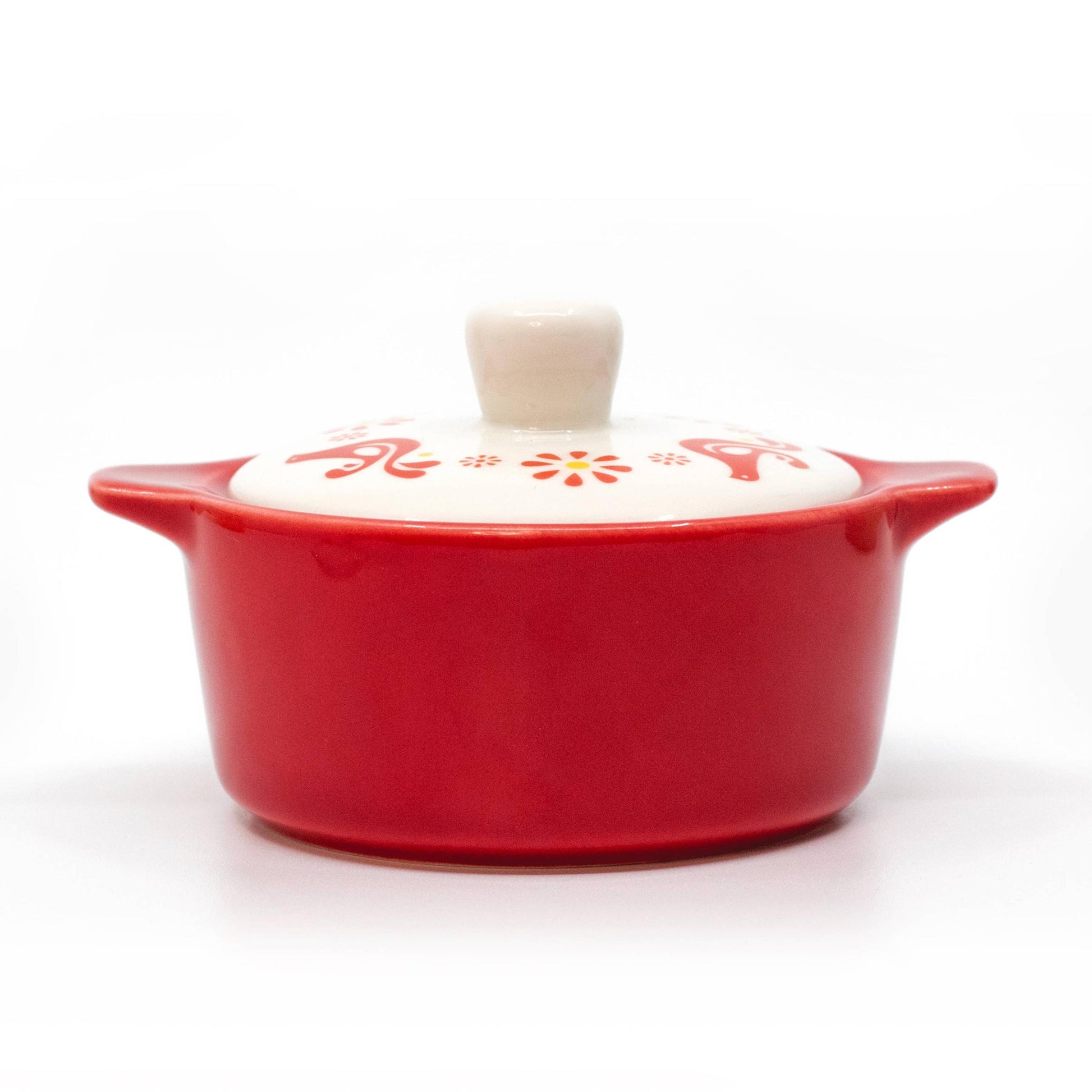 Pyrex-Inspired Casserole Ceramic Trinket Box | Retro Vintage Kitchen Keepsake-Twinkltoast-The Bullish Store