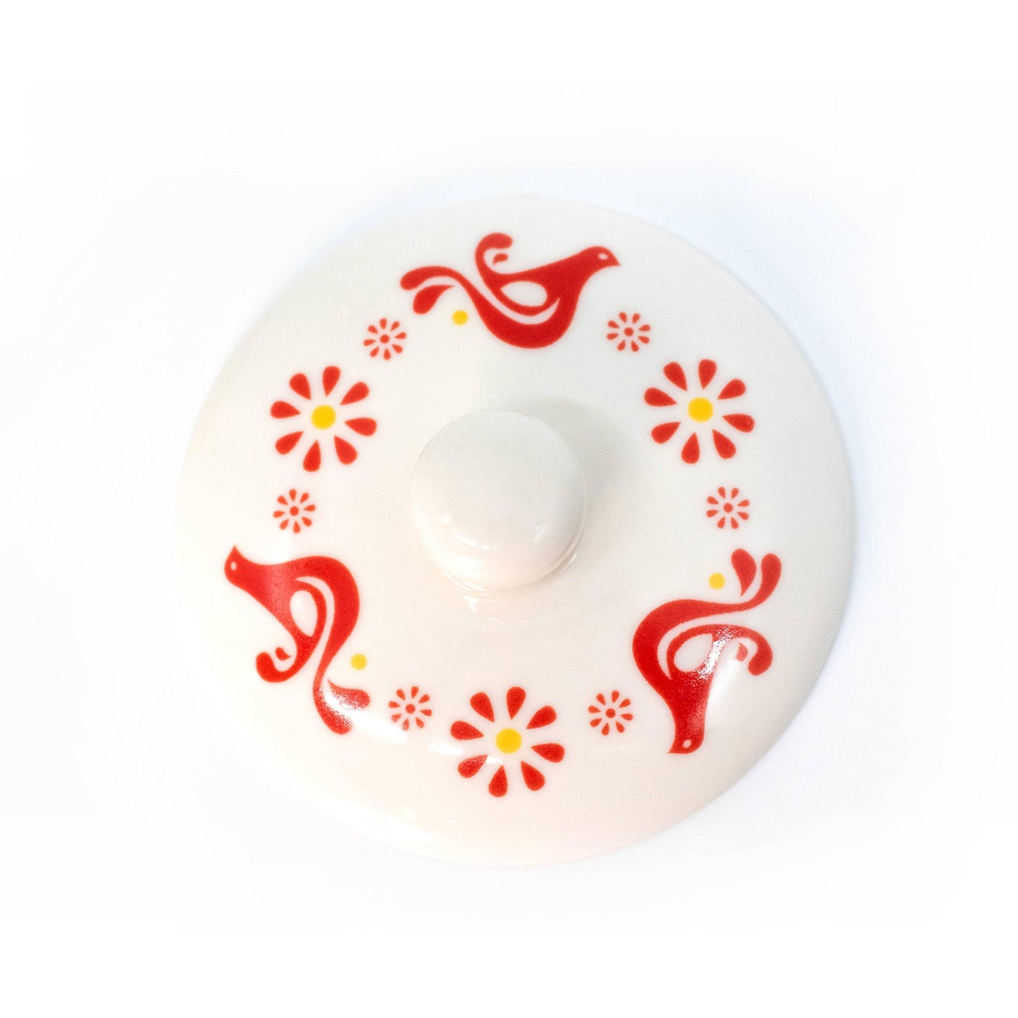 Pyrex-Inspired Casserole Ceramic Trinket Box | Retro Vintage Kitchen Keepsake-Twinkltoast-The Bullish Store