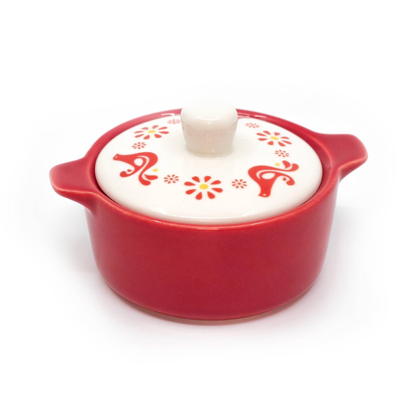 Pyrex-Inspired Casserole Ceramic Trinket Box | Retro Vintage Kitchen Keepsake-Twinkltoast-The Bullish Store