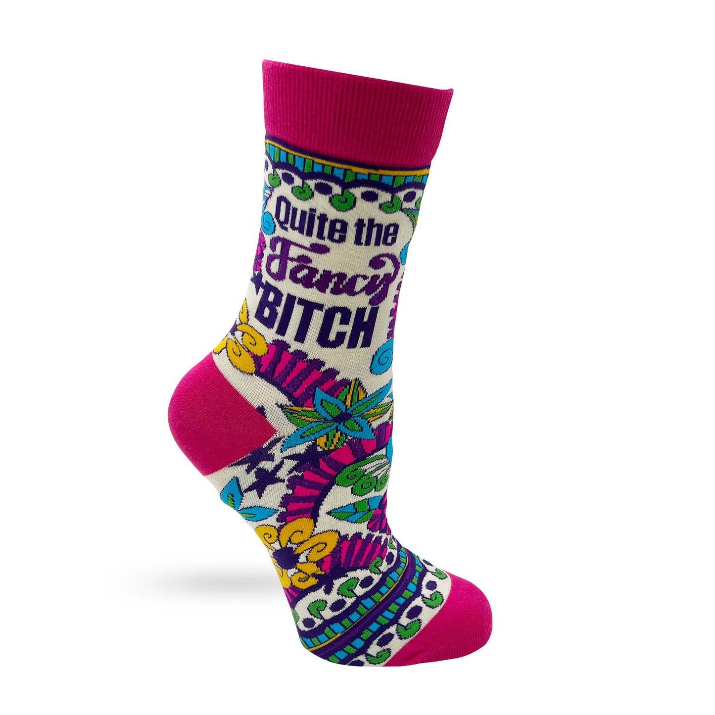 Quite The Fancy Bitch Ladies' Novelty Crew Socks